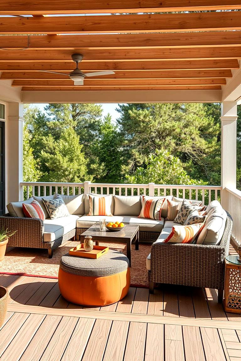 Outdoor Sofas with Cushions - 25 Deck Furniture Ideas
