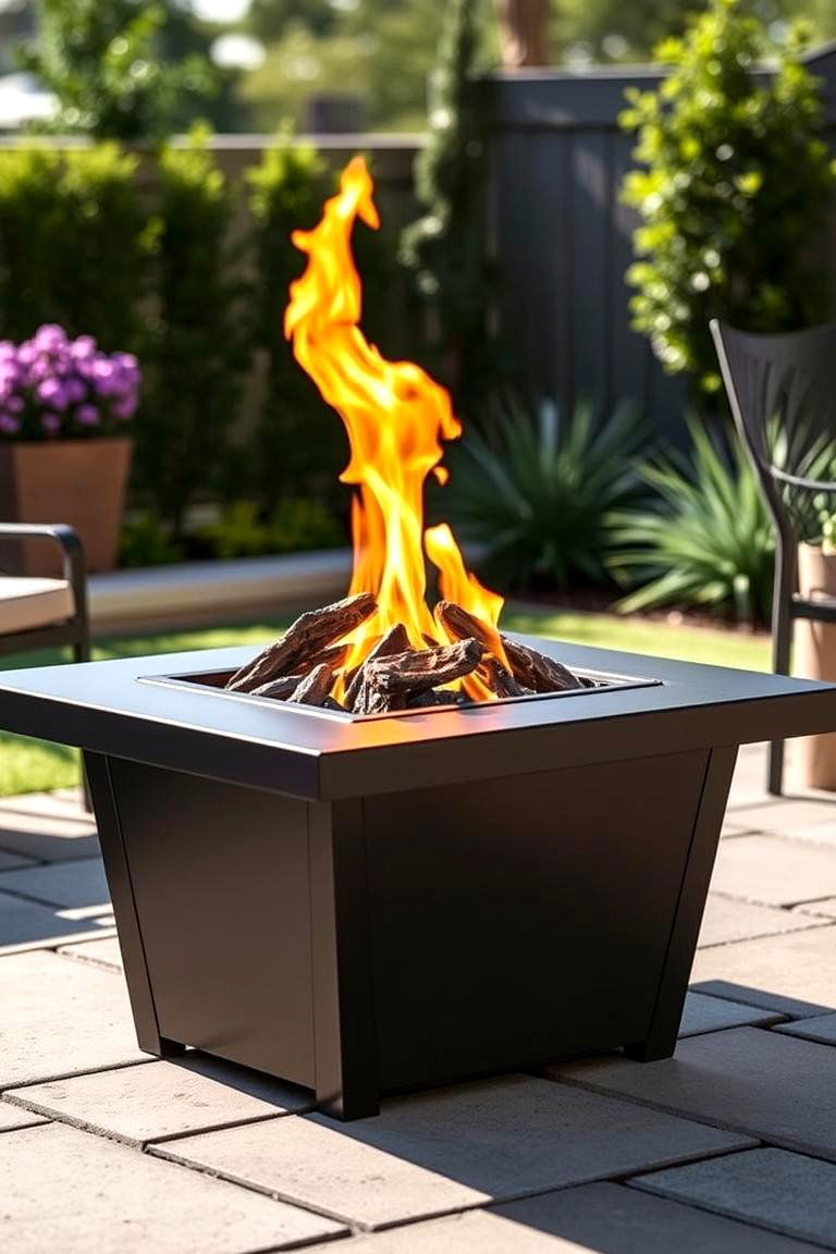 Outdoor Square Gas Fire Pit - 25 Square Fire Pit Ideas
