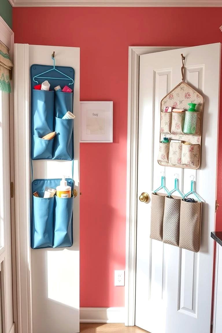 Over the Door Organizers - 25 Tiny House Storage Ideas