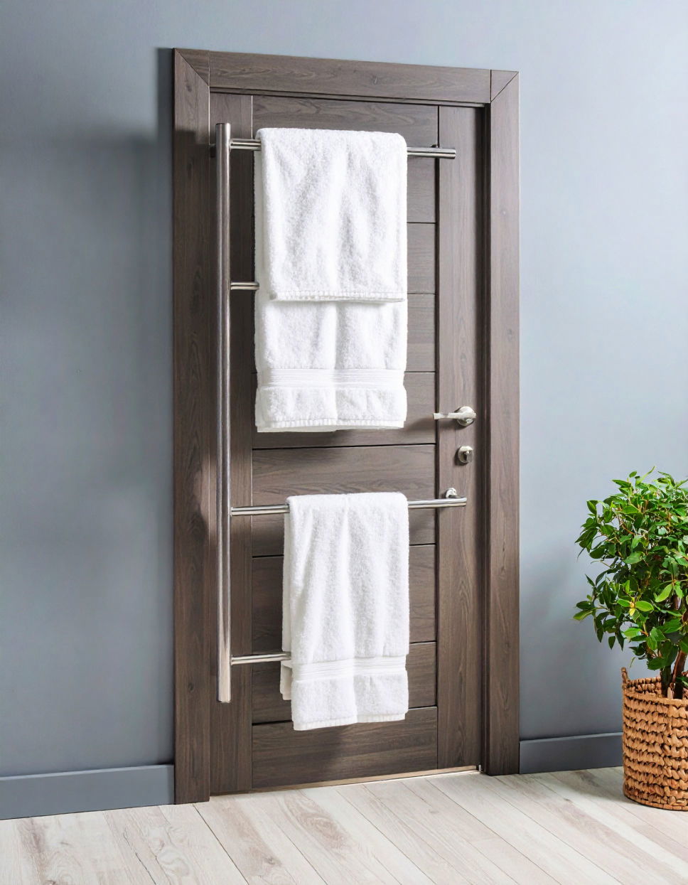 Over the Door Towel Rack Towel Storage Ideas