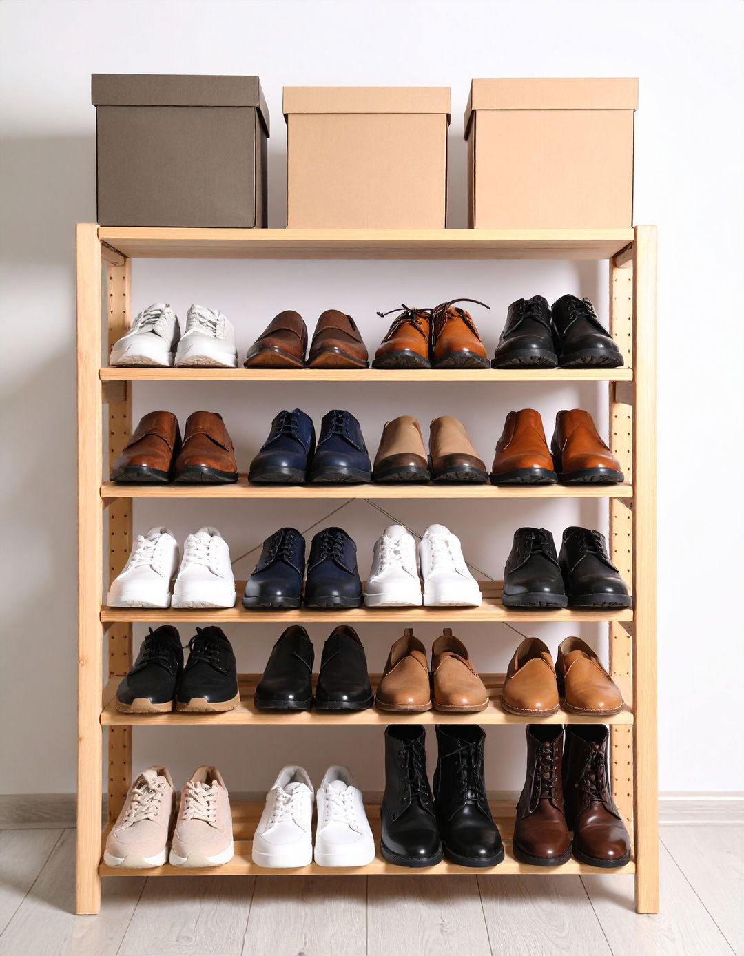 Overhead Shoe Storage Racks