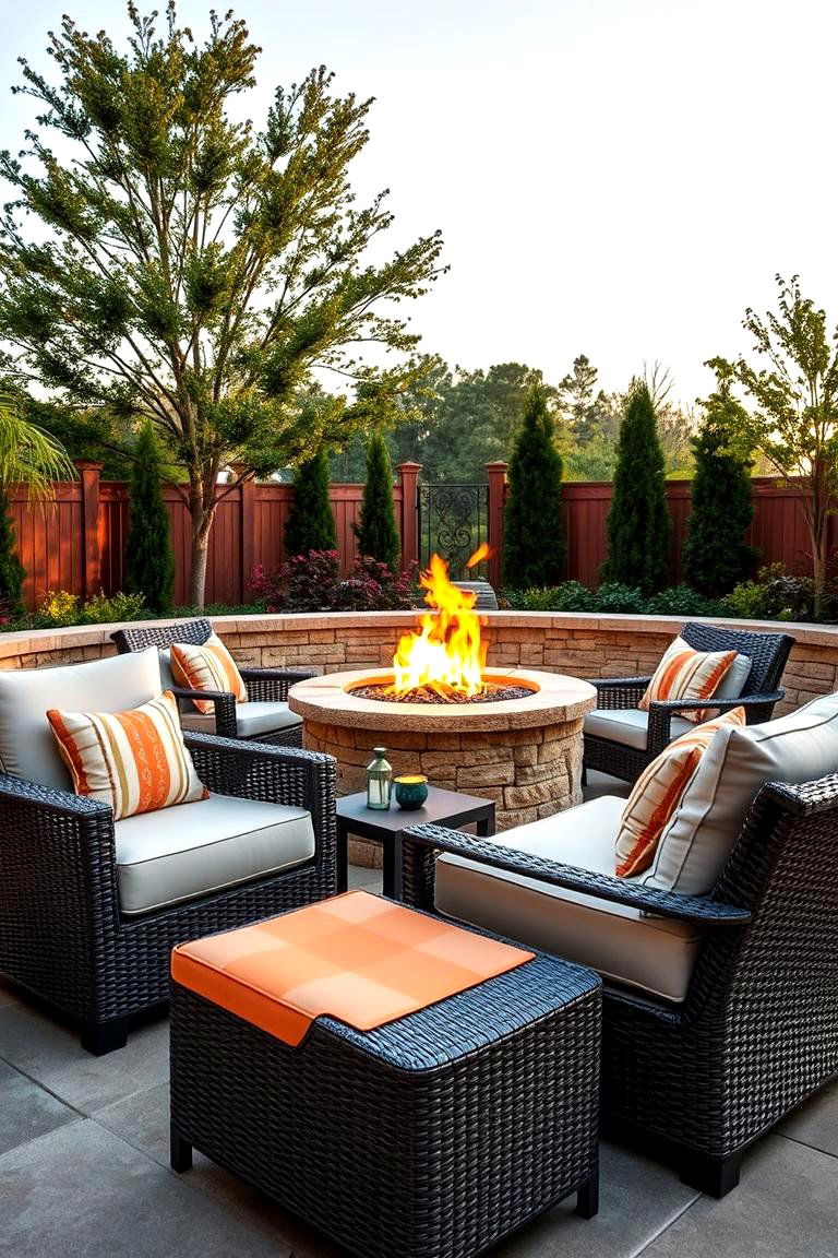Oversized Lounge Chairs for Maximum Comfort - 25 Fire Pit Seating Ideas