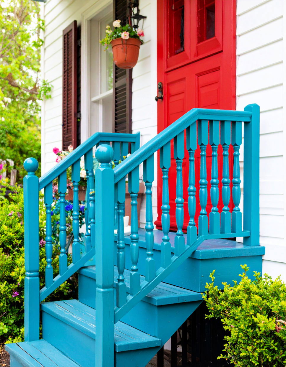 Painted Metal Railing