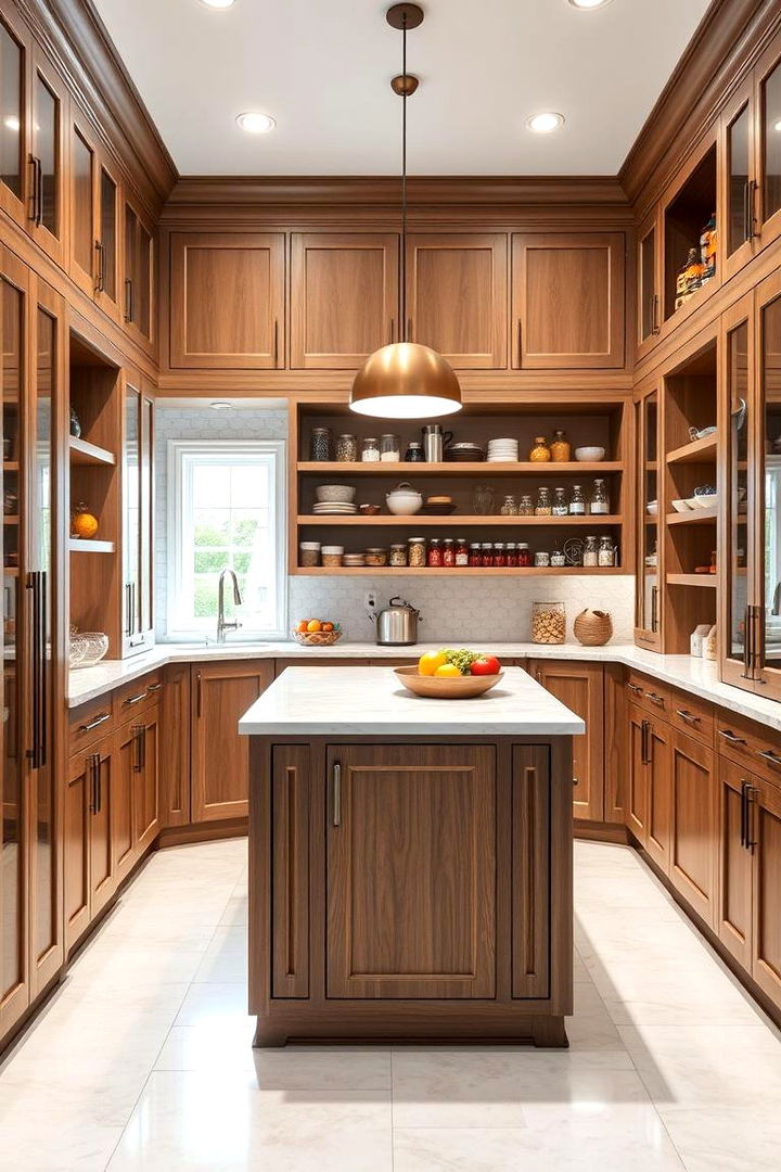 Pantry Island for Extra Counter Space - 25 Walk in Pantry Ideas