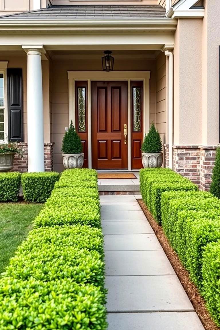 Perfect for Bordering Walkways - 25 Front Yard Boxwood Shrubs