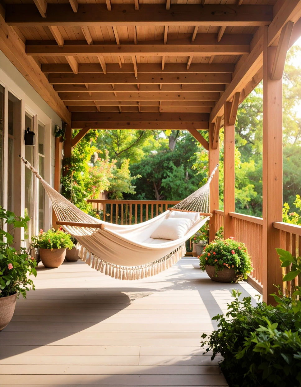 Pergola with a Hammock