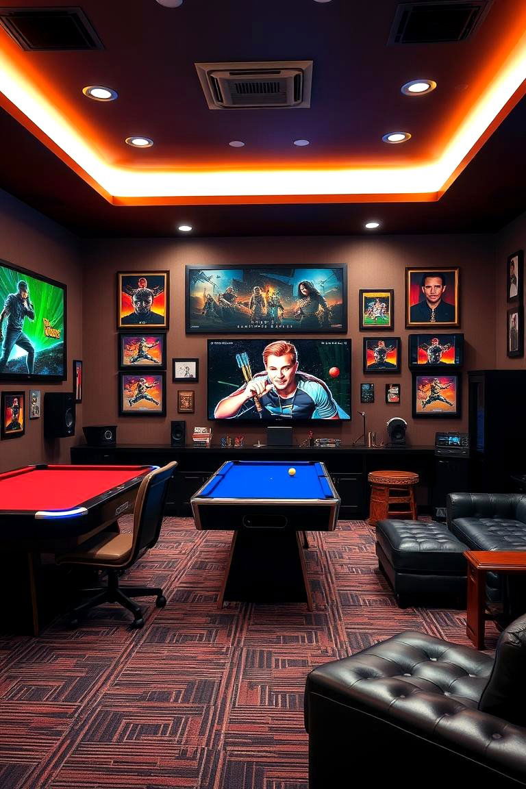 Personalized Themed Game Room - 25 Game Room Ideas
