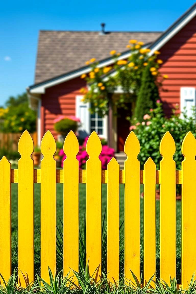 Picket Fence for a Charming Classic Look - 25 Corner Fence Ideas