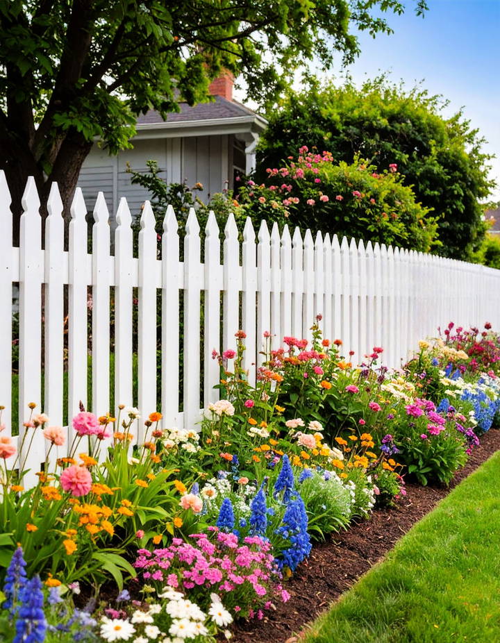 Picket Fencing for a Classic Border Victorian Front Garden Ideas