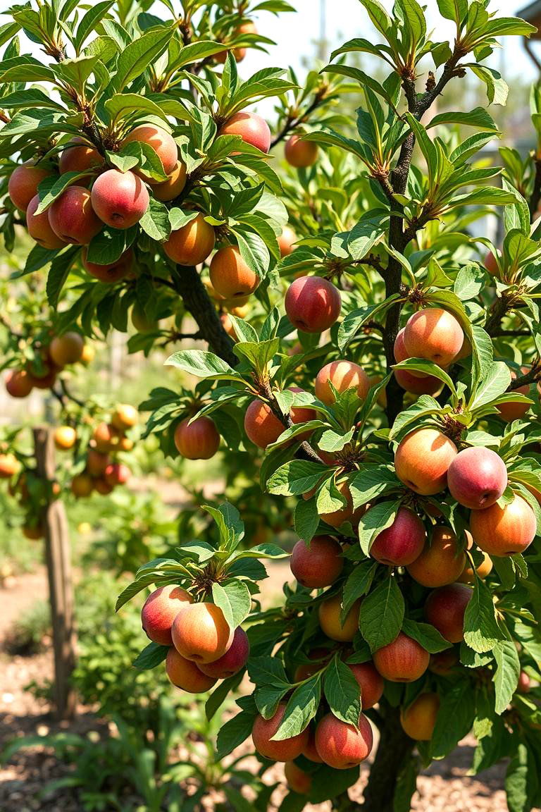 Plant Fruit Trees for Edible Rewards - 25 Low Maintenance Backyard Landscaping Ideas