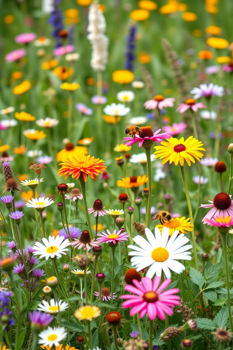 Plant a Pollinator Friendly Meadow - 25 Spring Garden Ideas
