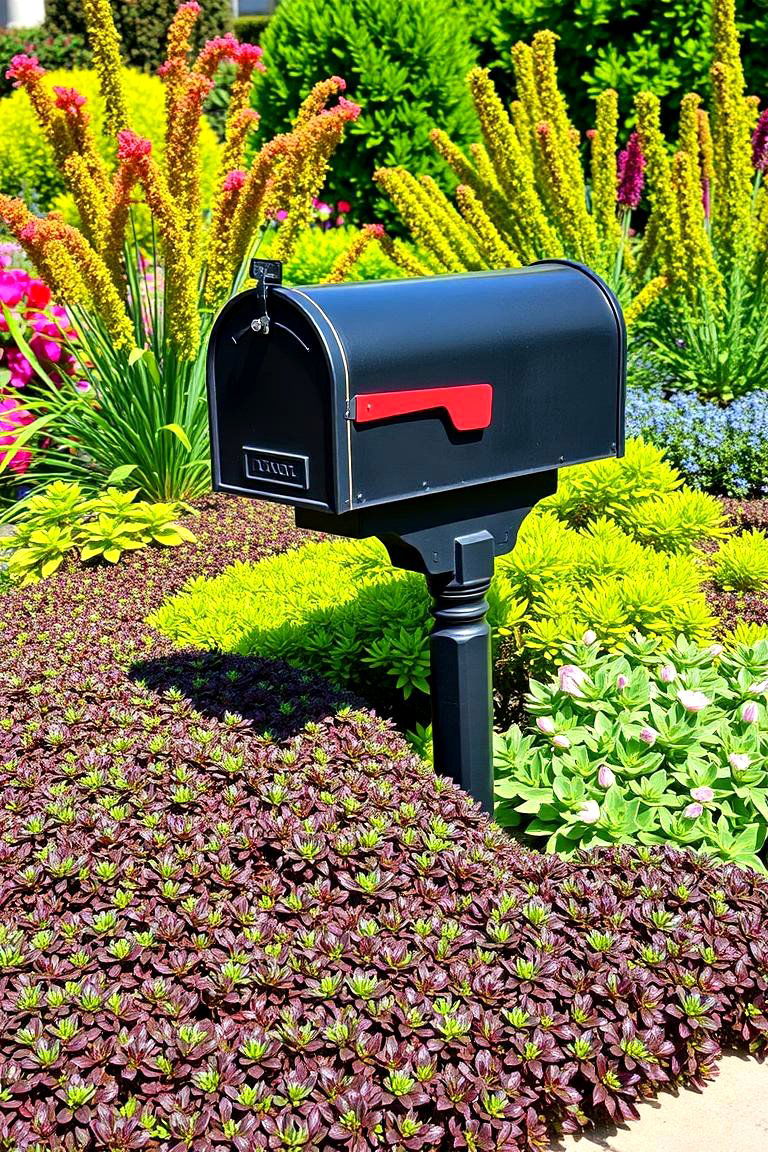 Planting Groundcover for Low Maintenance - 25 Mailbox Landscaping Ideas
