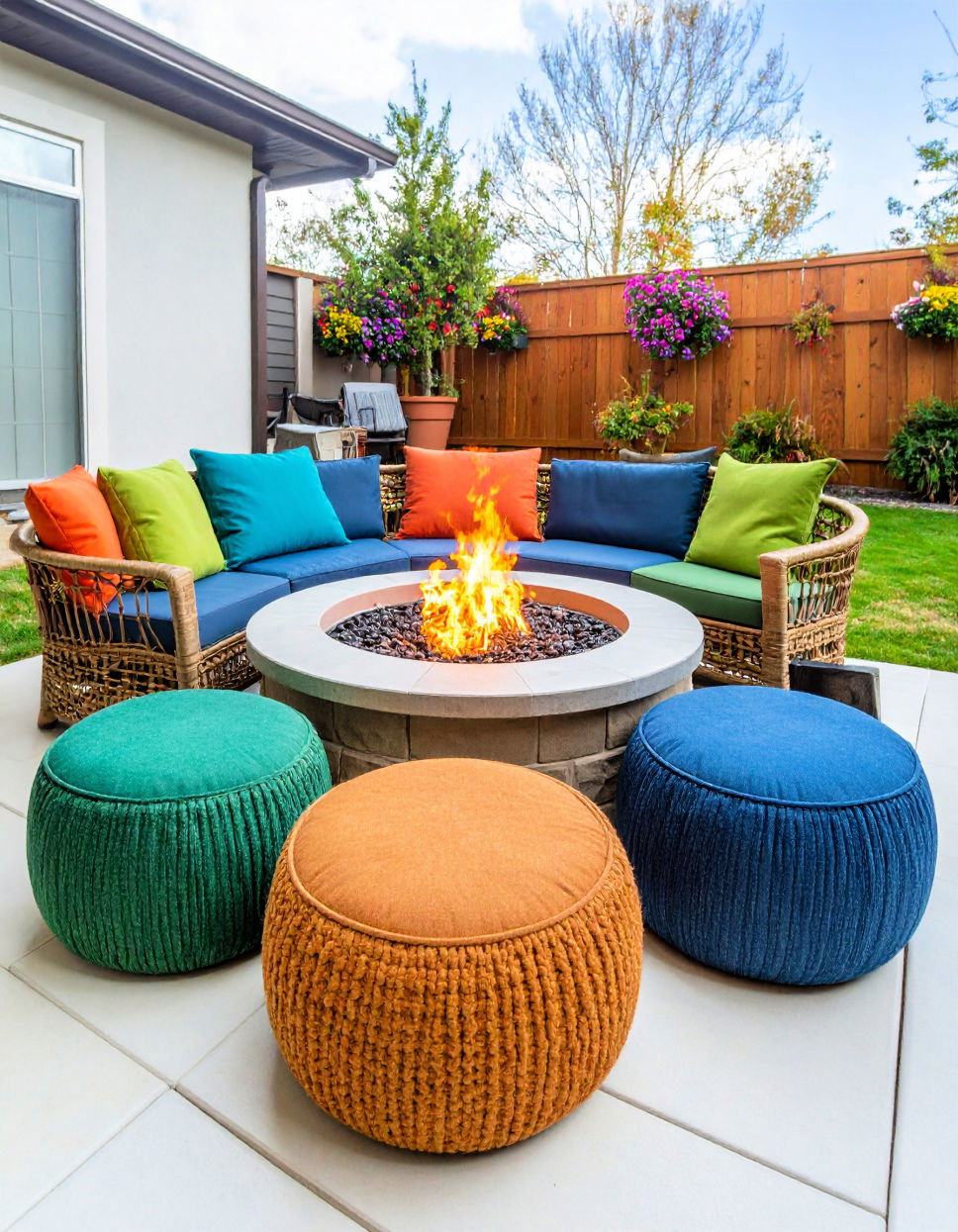 Playful Pouf Stools