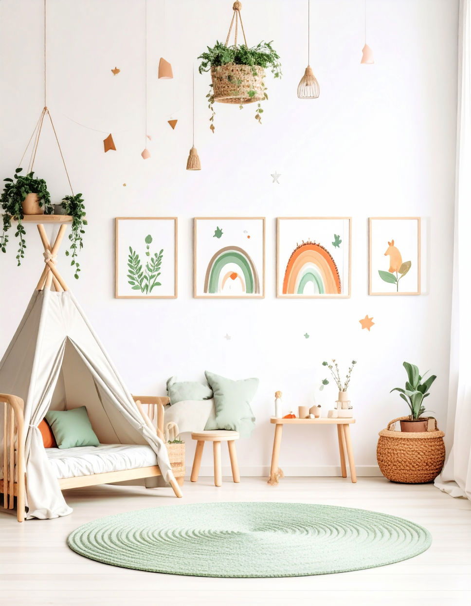 Playful Wall Art to Personalize the Space Toddler Room Ideas