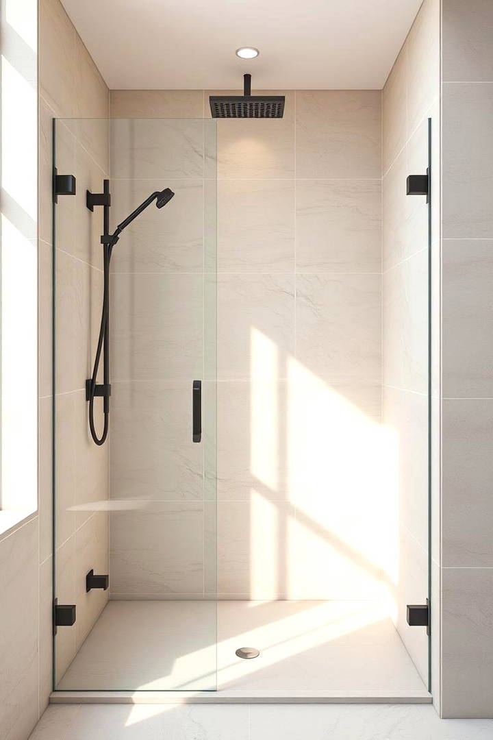 Porcelain Tiles for Durability and Versatility - 25 Walk-in Shower Tile Ideas