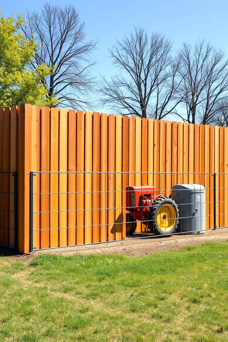 Privacy Fence for Farmyards - 25 Farm Fence Ideas