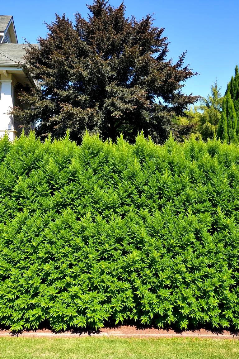 Privacy Hedge Fence for a Natural Boundary - 25 Corner Fence Ideas