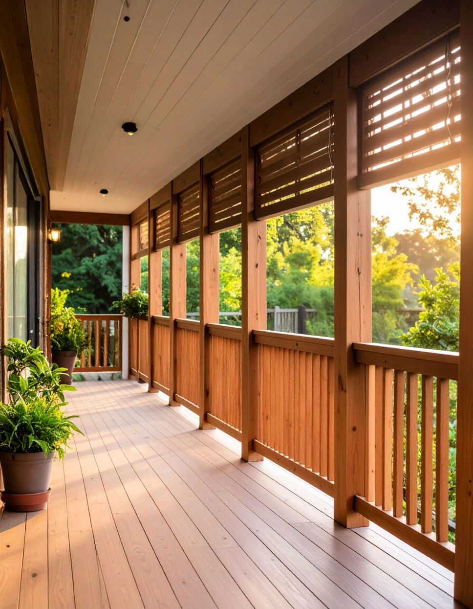 Privacy Screens for a Peaceful Retreat Three Season Porch Ideas