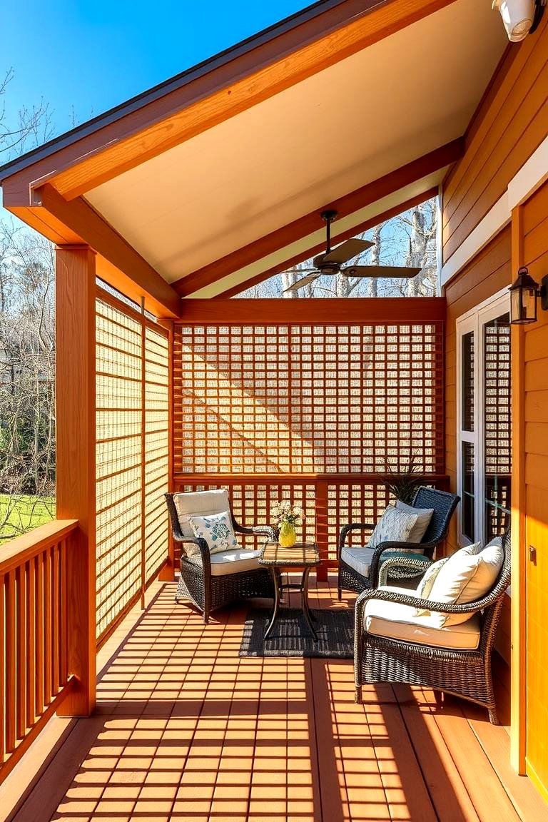 Privacy Screens for a Secluded Retreat - 25 Covered Deck Ideas