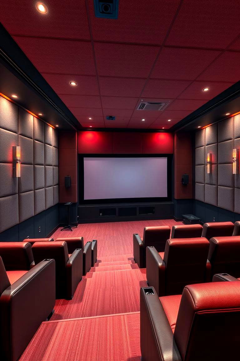 Private Screening Room - 25 Luxury Man Cave Ideas