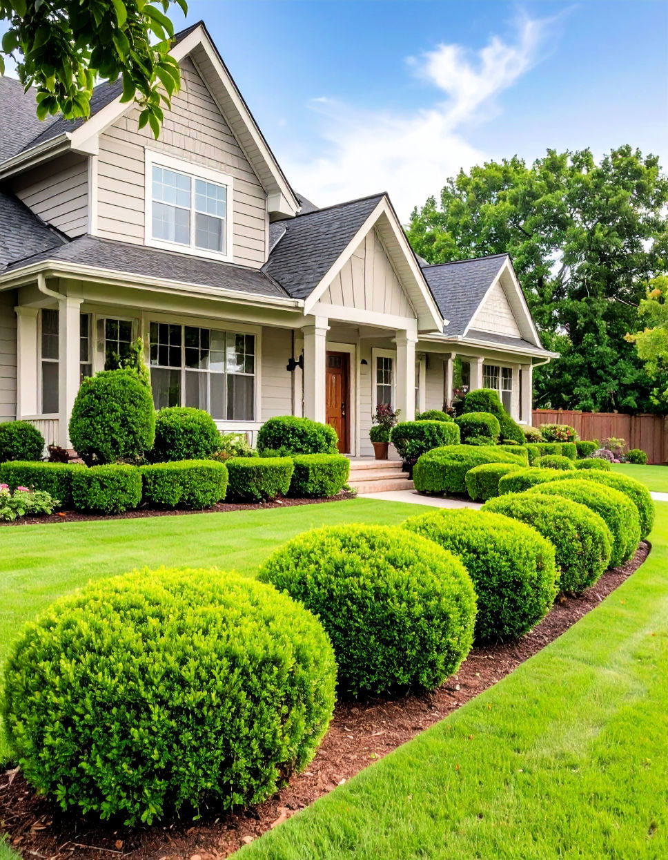 Provides an Elegant Foundation Planting