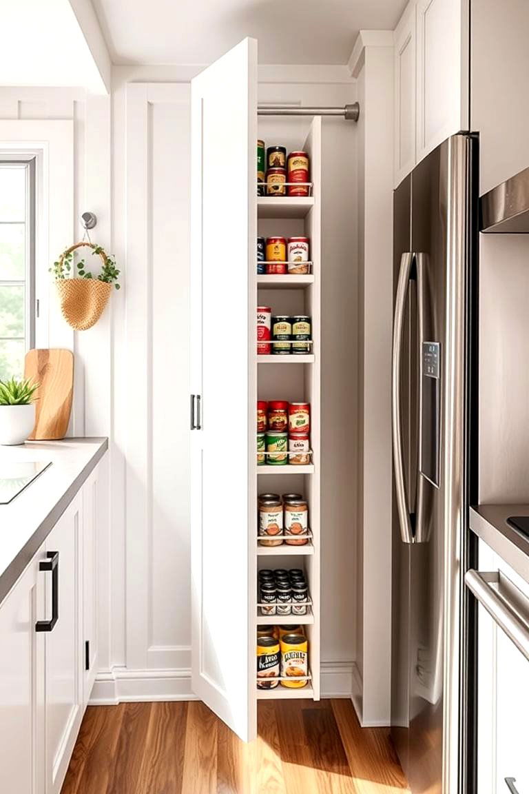 Pull Out Pantry Systems - 25 Tiny House Storage Ideas