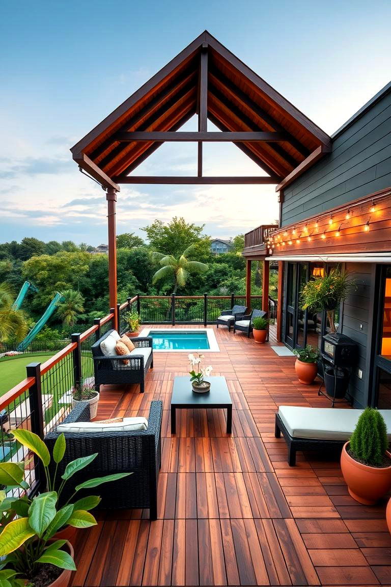 Raised Deck for Elevated Views - 25 Florida Backyard Ideas
