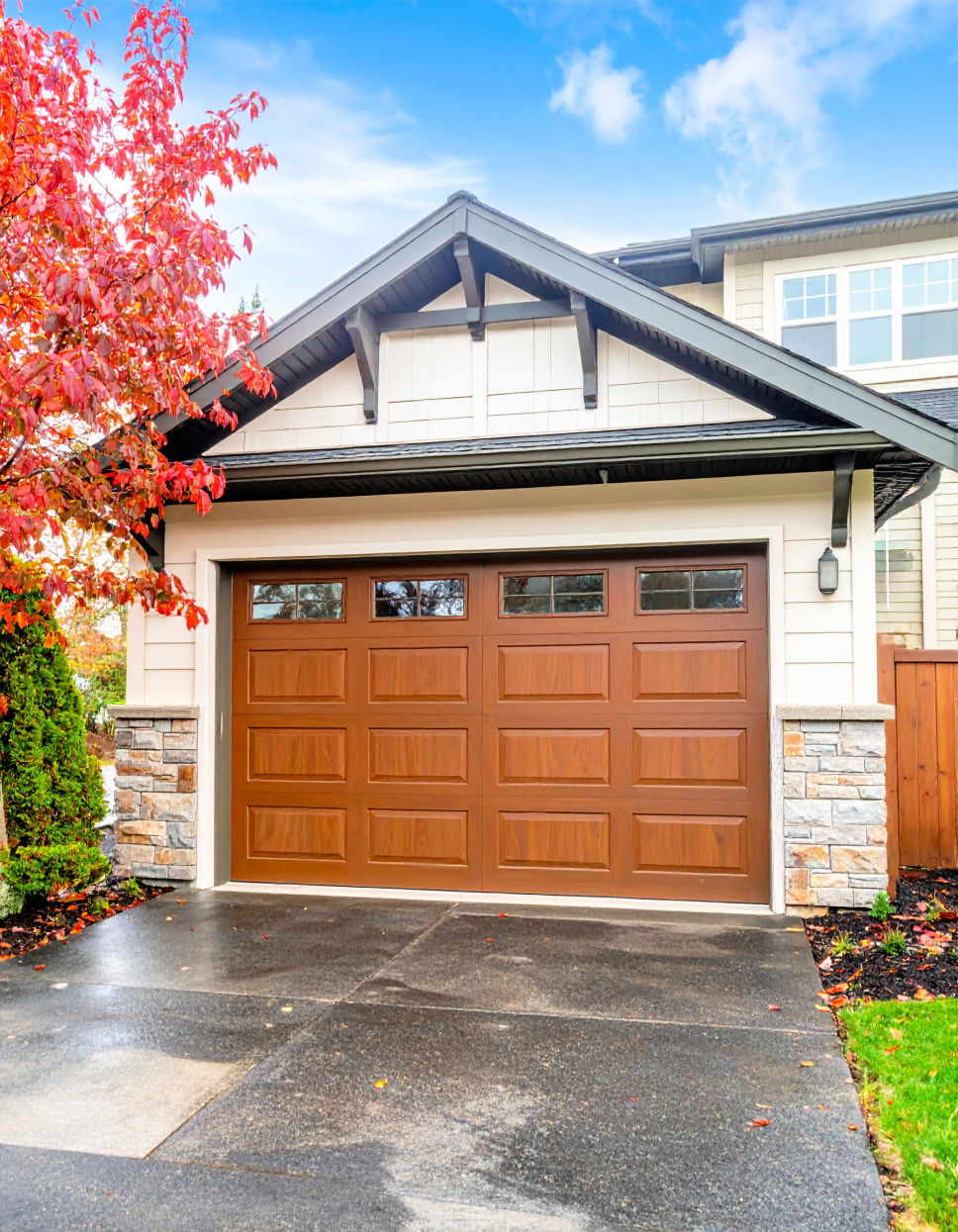 Raised Panel Garage Door