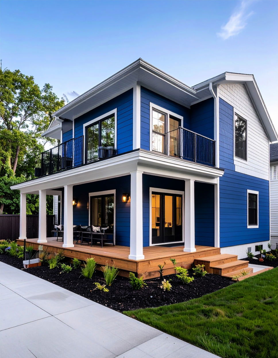 Recessed Area Highlight Two Tone Siding Two tone Siding Designs