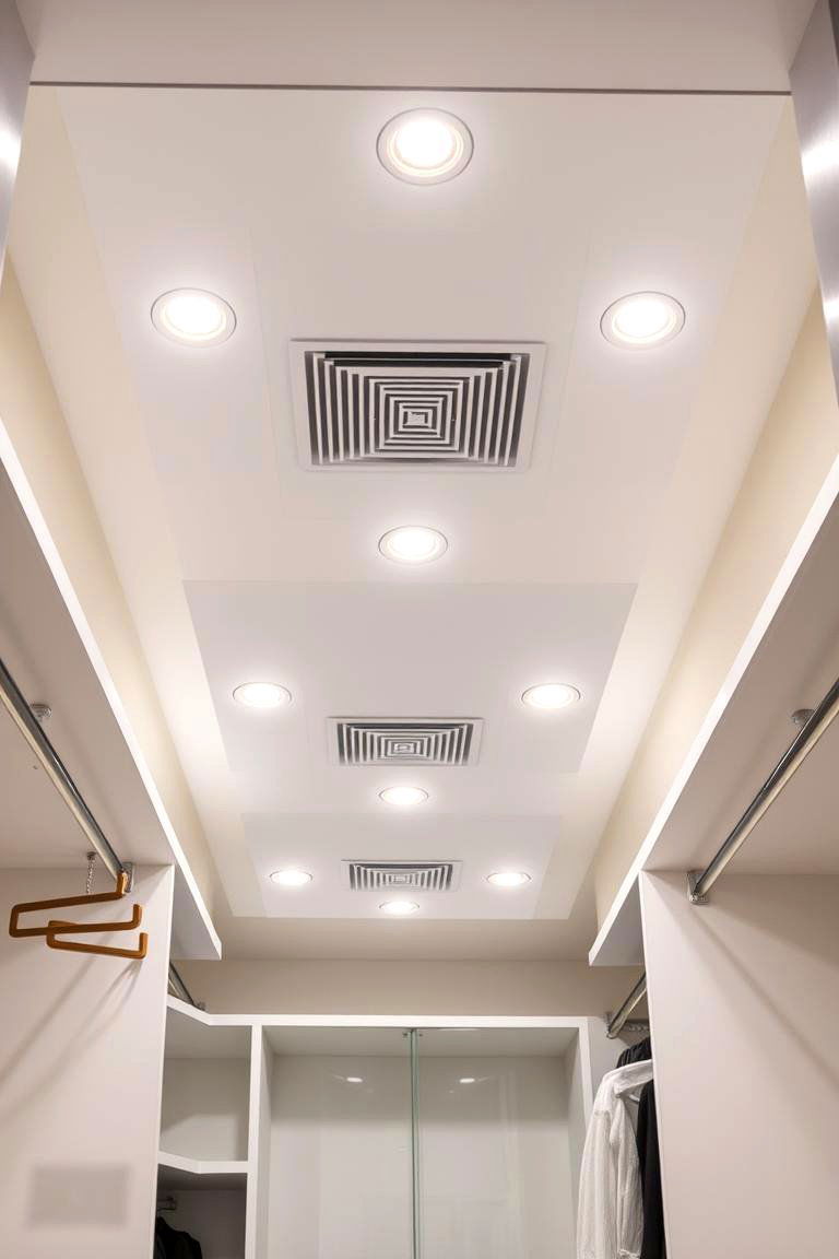 Recessed Ceiling Lights - 25 Closet Lighting Ideas