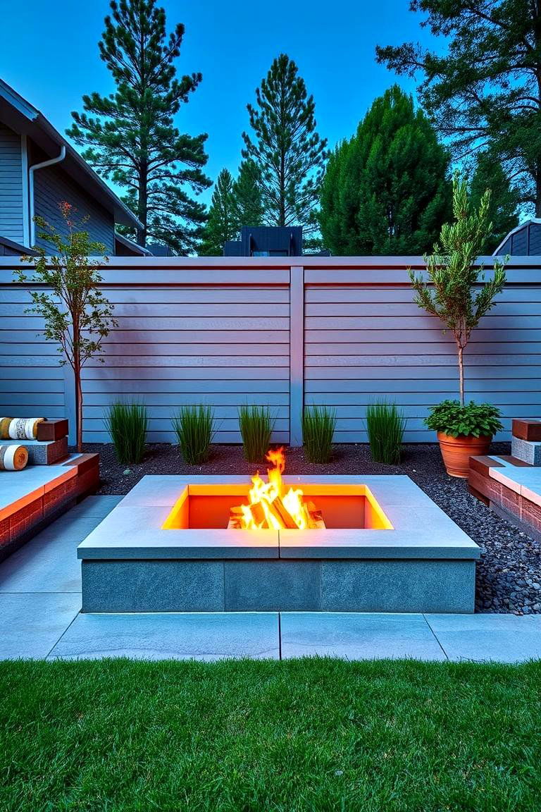 Recessed Fire Pit - 25 Fire Pit Ideas