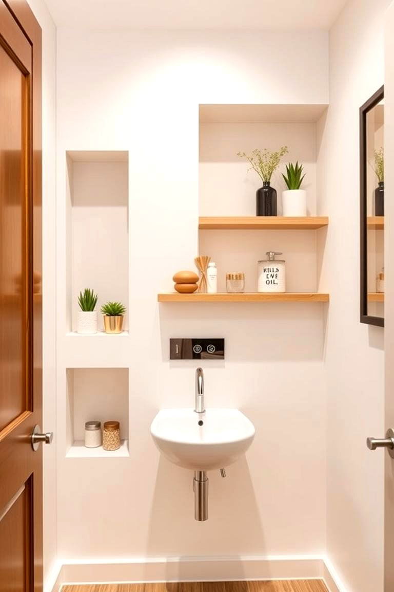 Recessed Wall Niches and Shelves - 25 Tiny House Storage Ideas