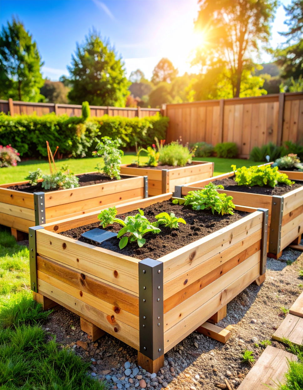 Reclaimed Pallet Wood Planters