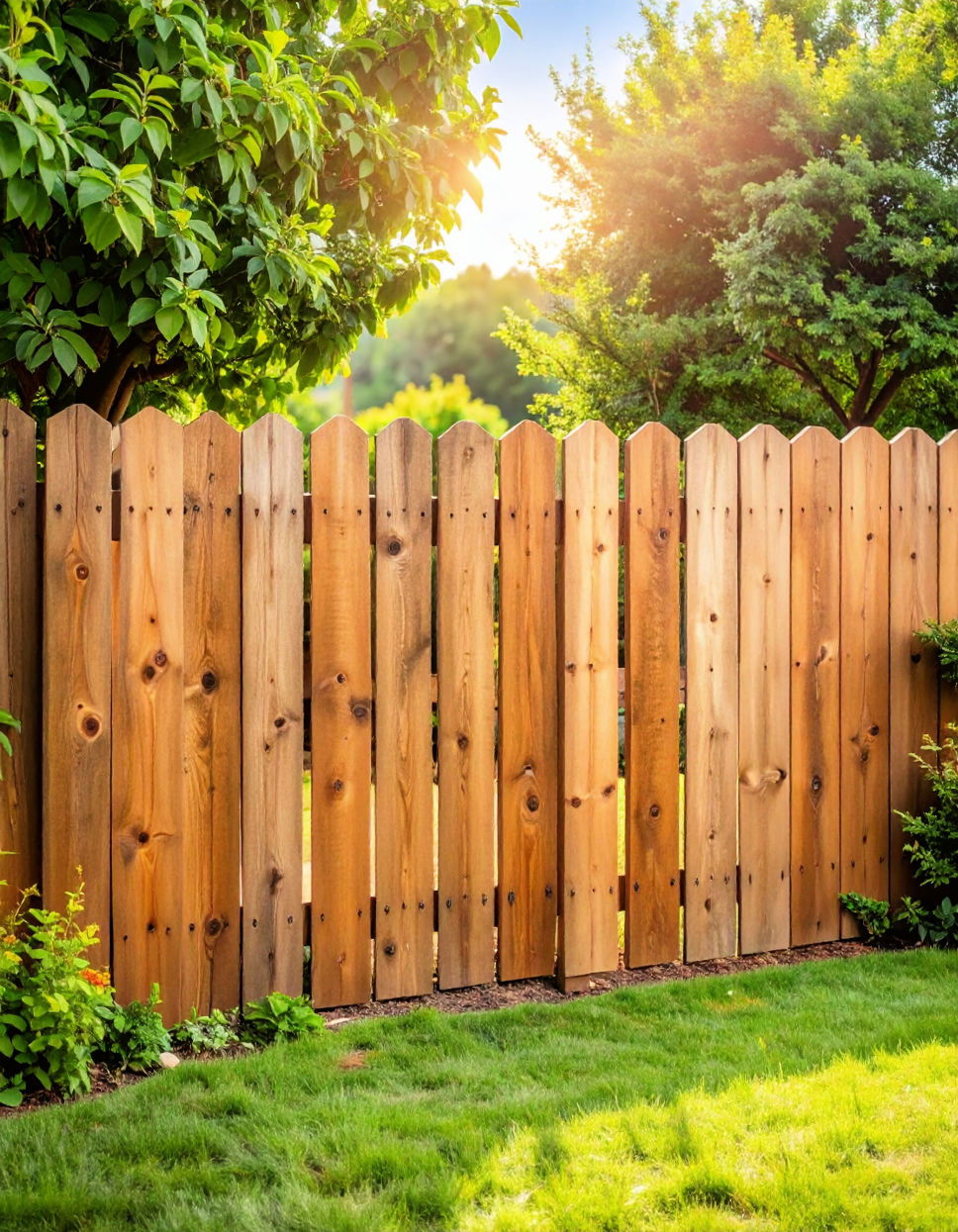 Reclaimed Wood Fence for Eco Friendly Design Corner Fence Ideas
