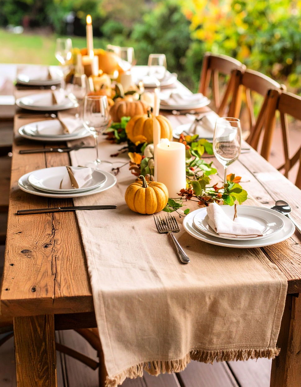 Reclaimed Wood Table Runner