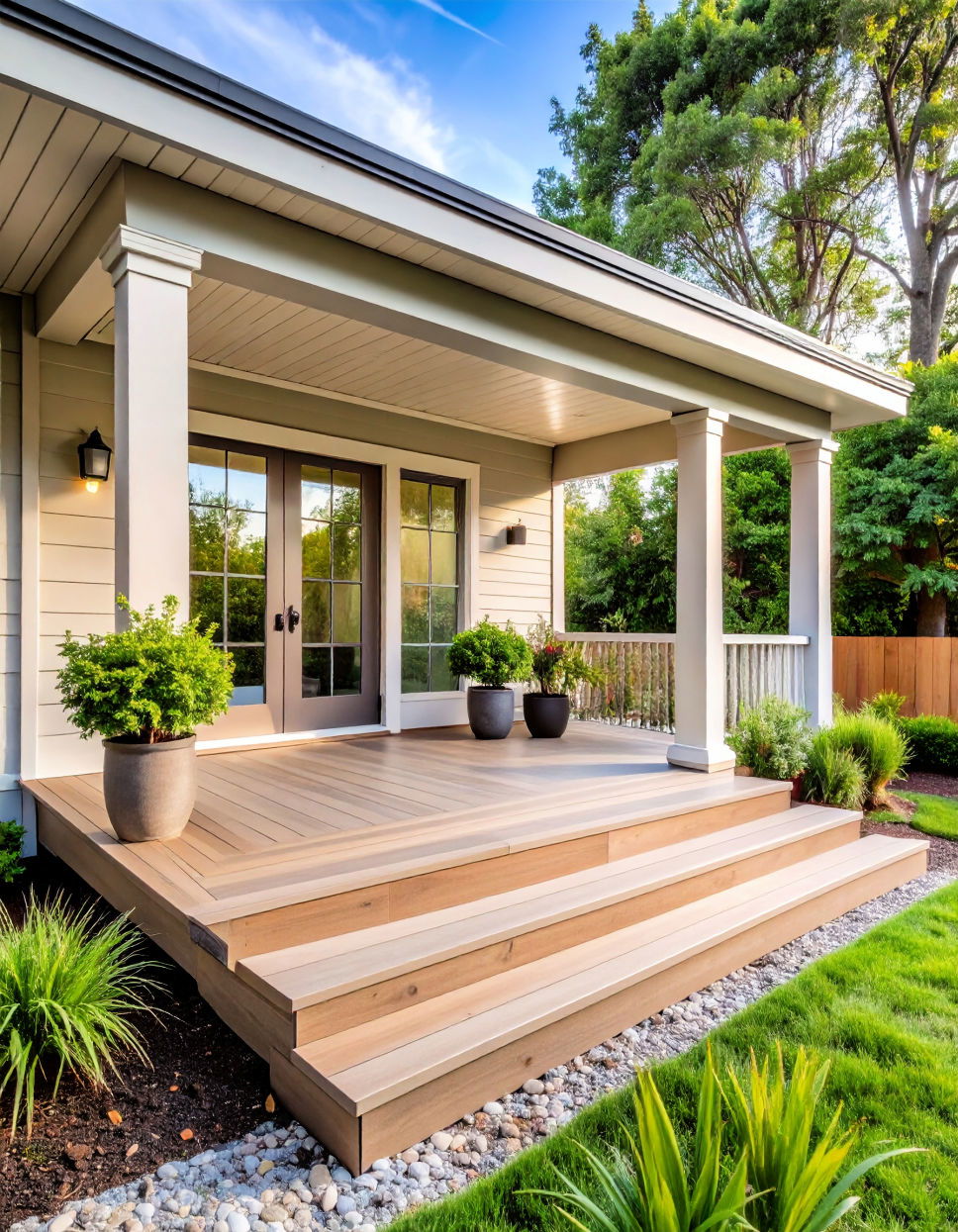 Recycled Plastic Lumber for Sustainable and Resilient Porches