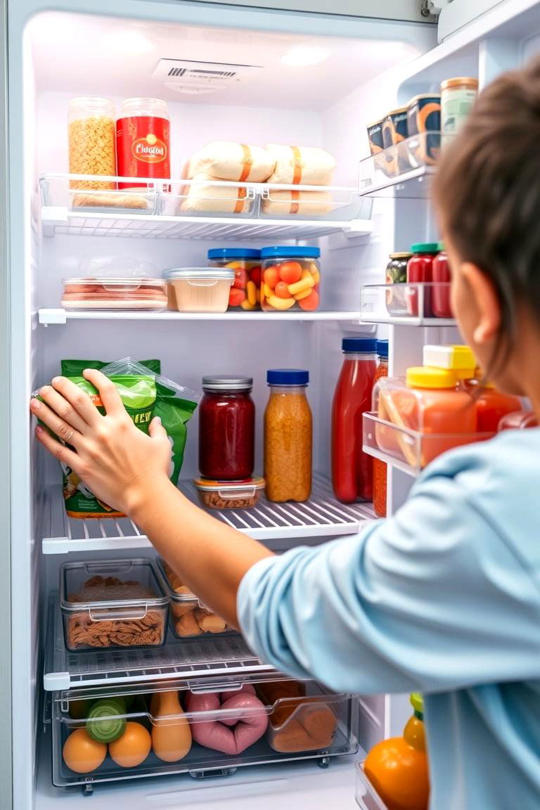 Reorganize Regularly - 25 Fridge Organization Ideas