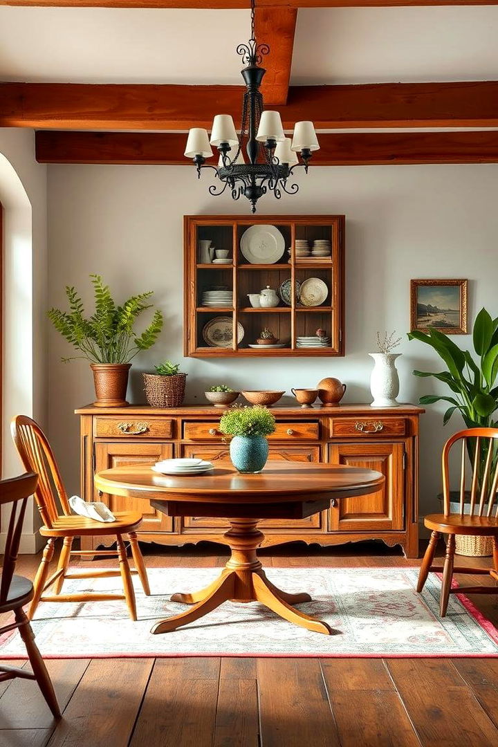 Repurposed Antique Furniture - 25 Vintage Dining Room Ideas