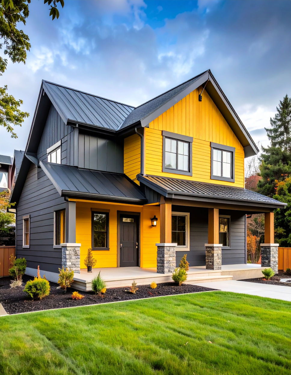 Reverse Two Tone Siding Application Two tone Siding Designs