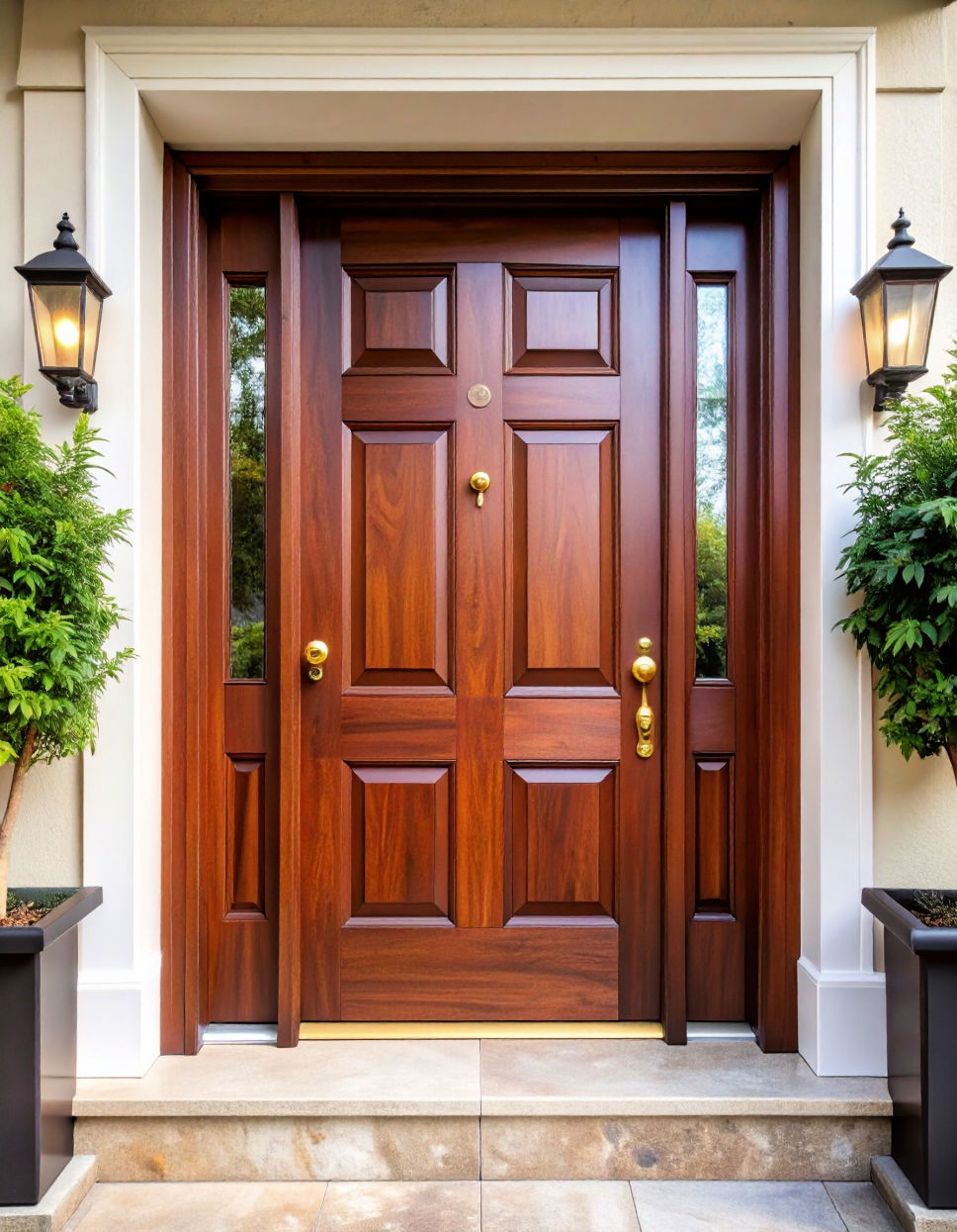 Rich Mahogany Stains for Classic Elegance