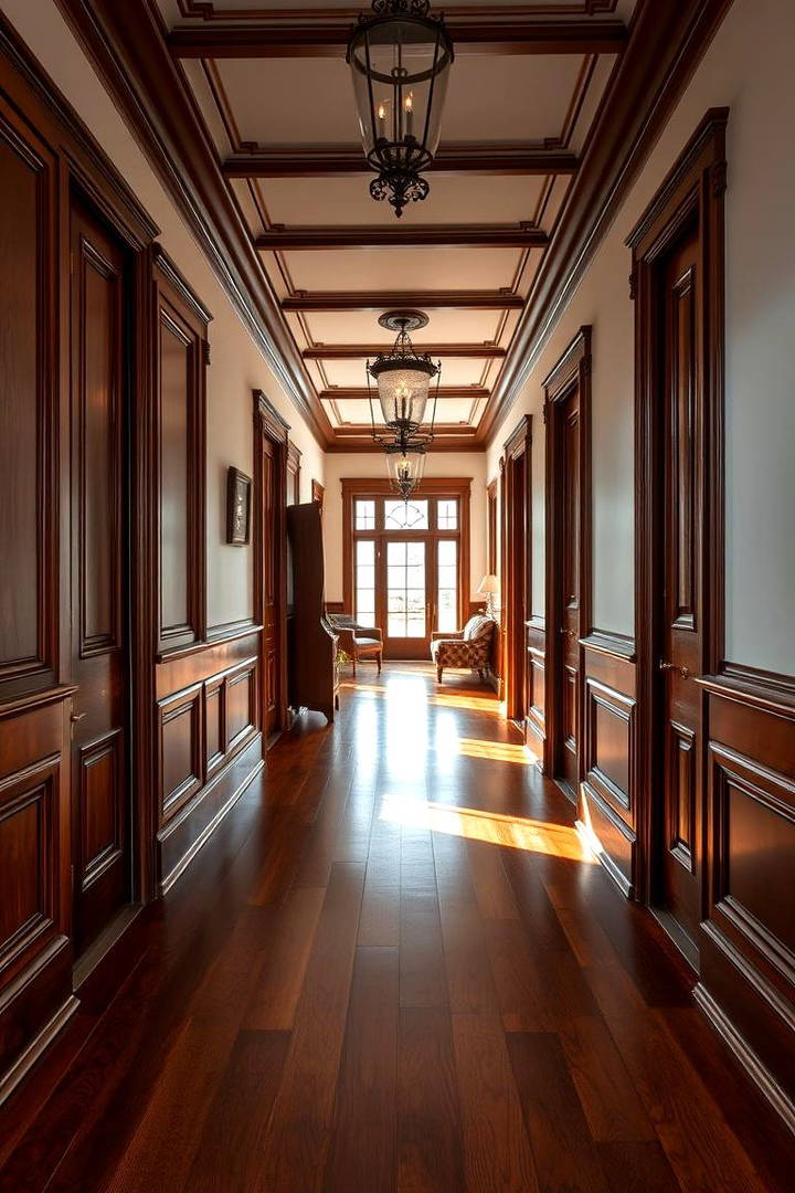 Rich Wood Flooring - 25 Victorian Hallway Ideas