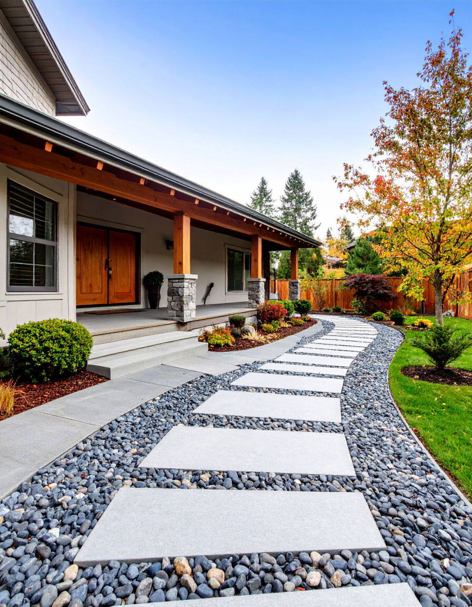 River Rock Pathway