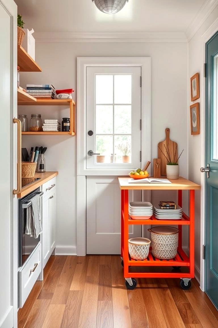 Rolling Carts and Trolleys - 25 Tiny House Storage Ideas