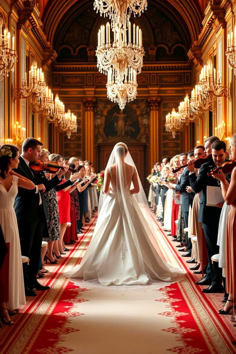 Royal Procession with Music - 25 Fairytale Wedding Ideas