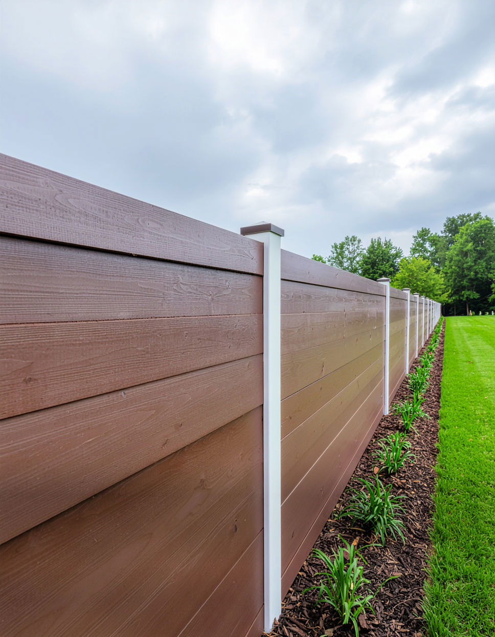 Rustic Brown Fence Stain Color