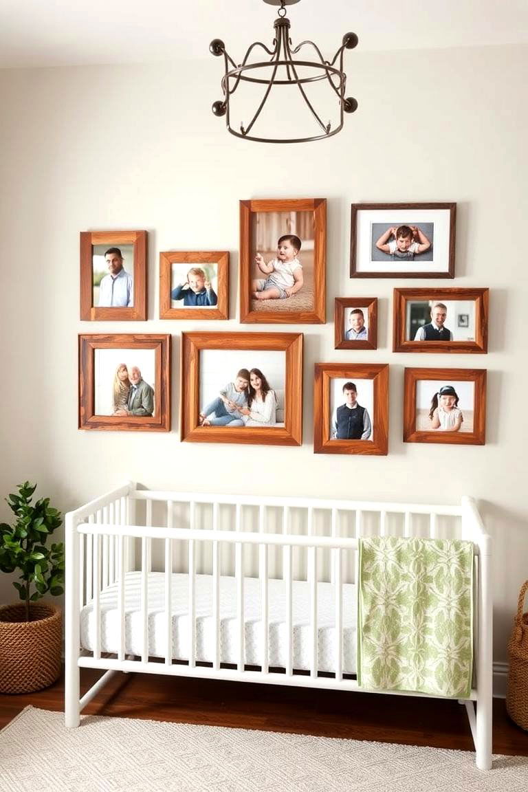 Rustic Picture Frames - 25 Farmhouse Nursery Ideas