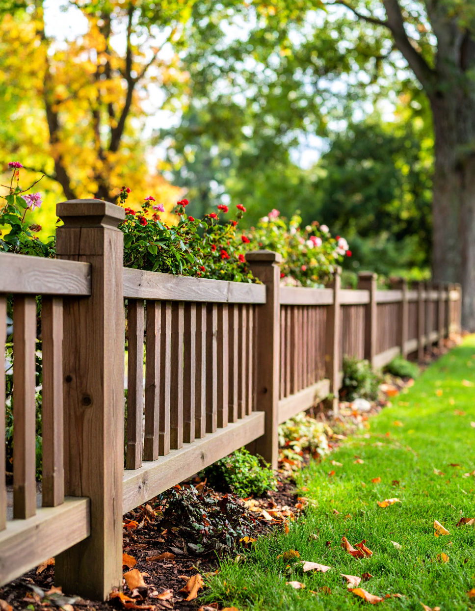 Rustic Wooden Railing