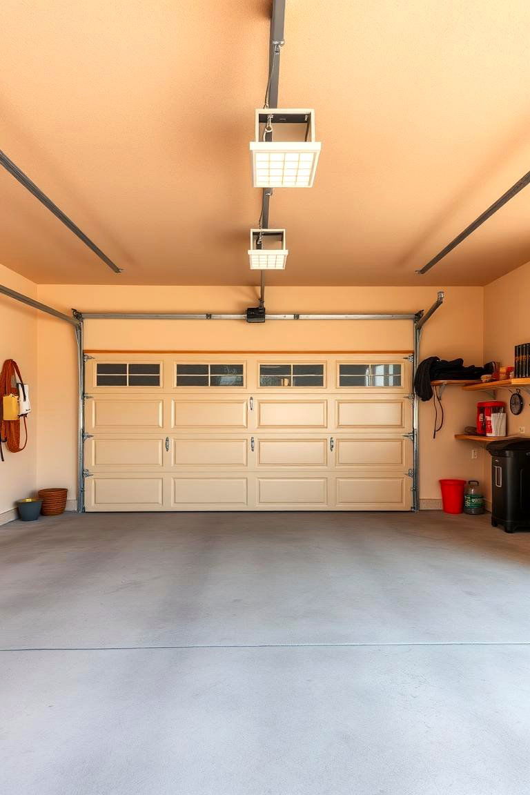 Sandy Beige for a Warm Neutral Option - 25 Garage Wall Paint Ideas