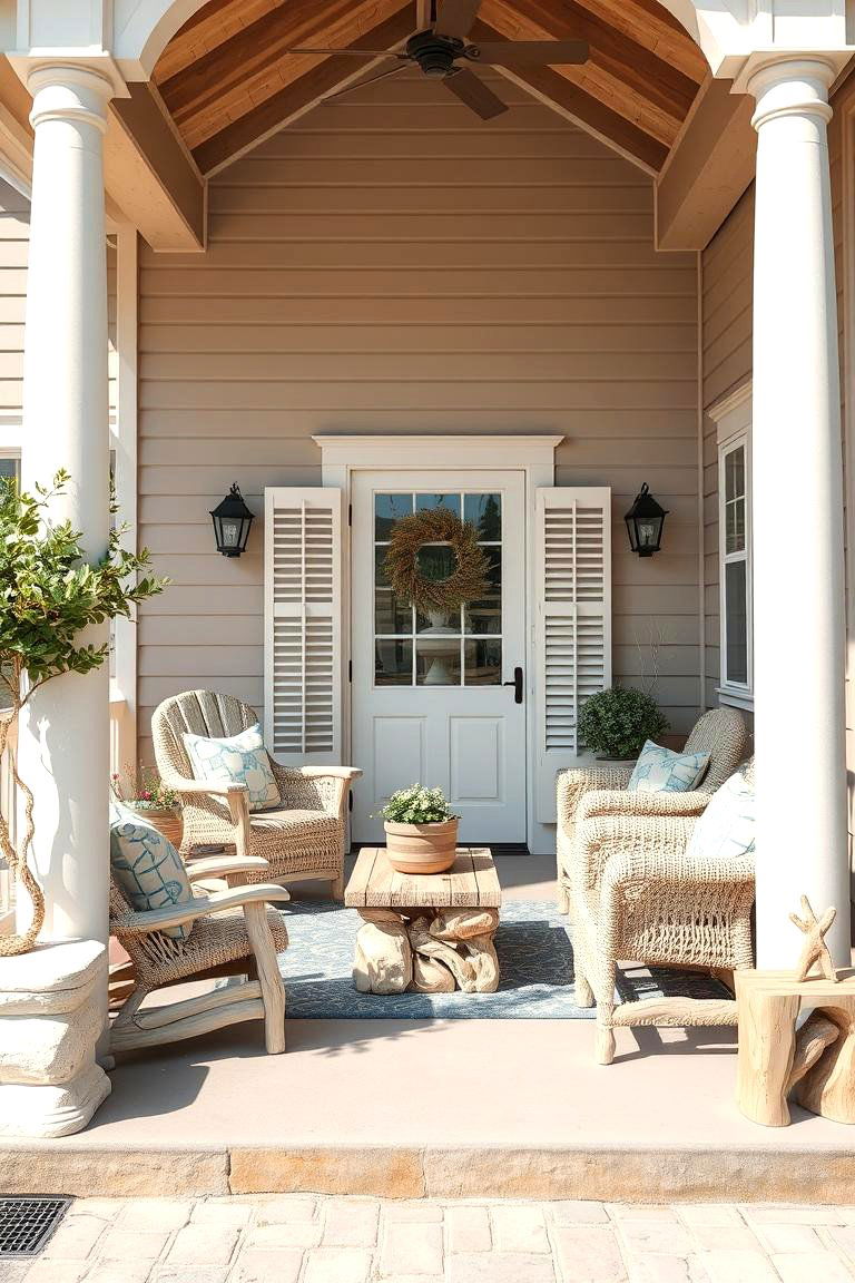 Sandy Taupe for Beachy Vibes - 25 Porch Paint Colors