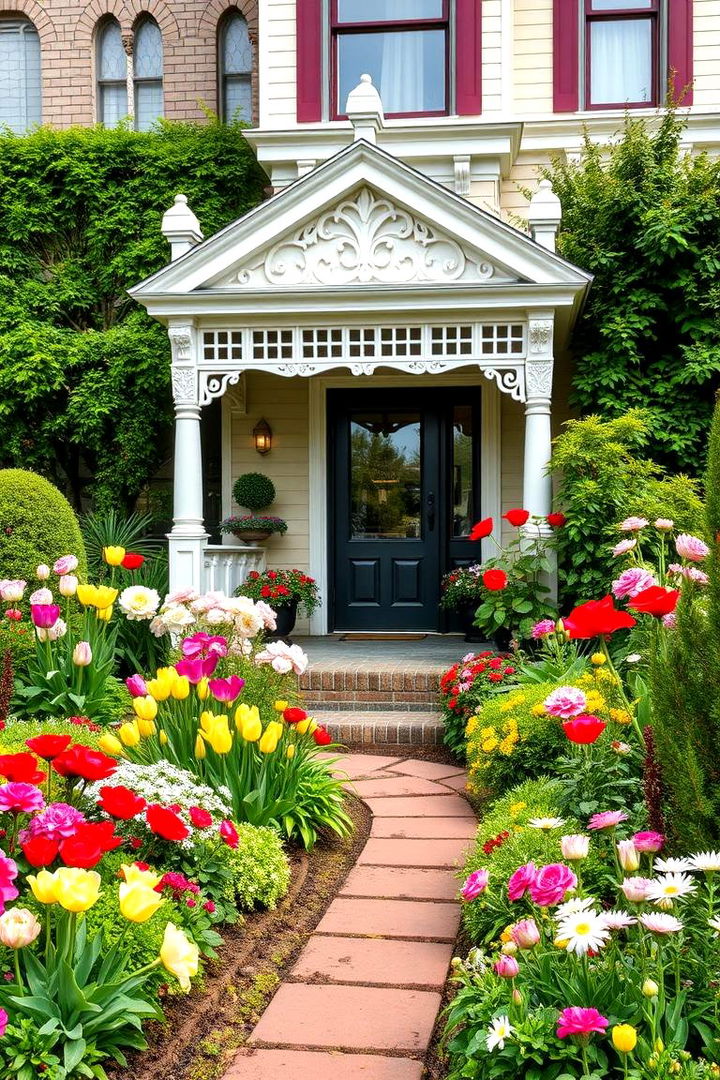 Seasonal Plantings for Year Round Interest - 25 Victorian Front Garden Ideas